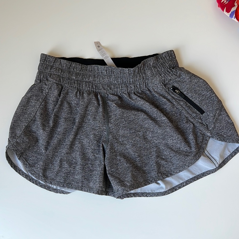 Lululemon size 8. Short I believe 3inch . Worn